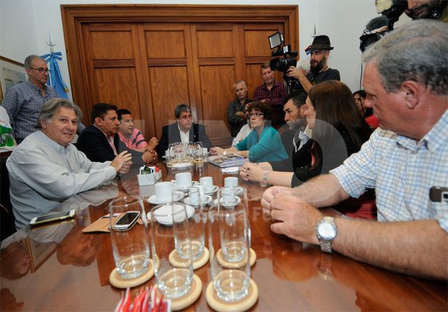 Planteos. Dirigentes de Amsafé reiteraron su “expreso rechazo” al proyecto del Senado / Foto: José Busiemi - Uno Santa Fe