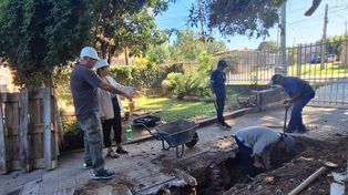 El FAE trabaja para dejar en condiciones a distintas escuelas públicas de la ciudad
