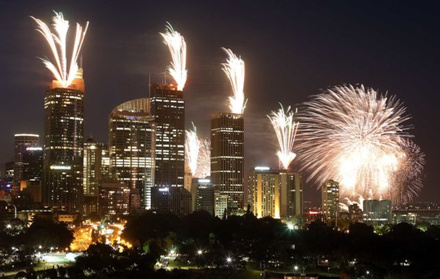 Un clásico. Los fuegos artificiales en Sidney