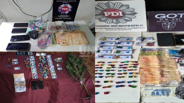 Aprehendieron a nueve personas por presunta venta barrial de drogas en Santa Fe