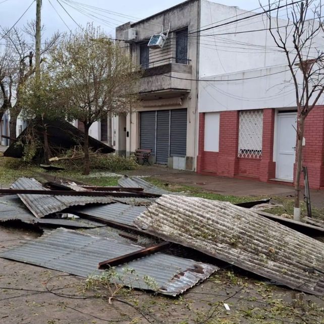 Las Rosas se recupera después de los 15 minutos de devastación del jueves provocadas por la tormenta de granizo