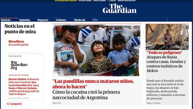 Rosario llegó nuevamente a la prensa mundial