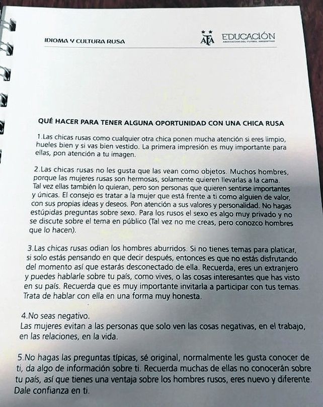 Lamentable. El capítulo para conquistar chicas rusas