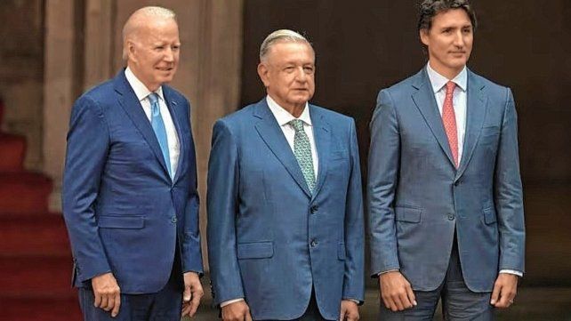 Reunión en México entre López Obrador, Trudeau y Joe Biden