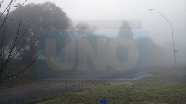 Semana con neblinas y lluvia de un día