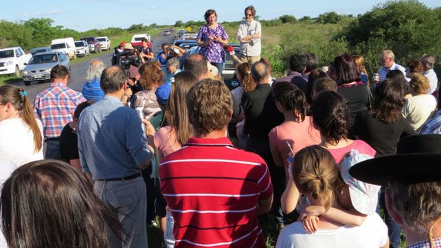Basta de Muertes en la ruta 20: Ciudadanos reclamaron obras