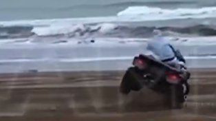 L-Gante se accidentó con un cuatriciclo en Pinamar y se quebró la clavícula