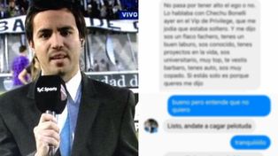 Escracharon a Fourcade, el periodista deportivo acusado de acosador de mujeres