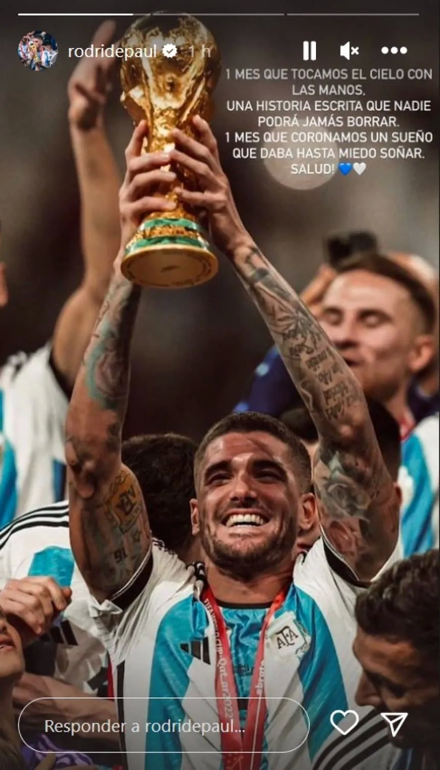 Los jugadores de la selección recordaron el primer mes de la Copa del Mundo