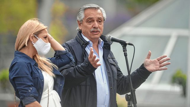 Alberto Fernández y Fabiola Yañez