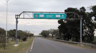 La ciudad ya cuenta con los dos primeros pórticos del Anillo Digital, instalados en el acceso a la autopista Santa Fe-Rosario.