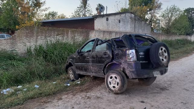 Así quedó el vehículo tras el accidente fatal
