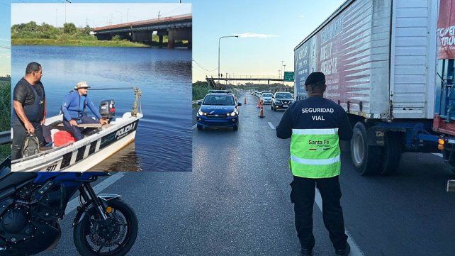 El grave accidente de tránsito sobre la Ruta Nacional 168 dejó tres heridos y una persona desaparecida que es buscada en el río&nbsp;