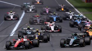 Largada del GP de Australia, primera del año de la Fórmula 1 que tuvo a Franco Colapinto llegando en el 14º lugar.