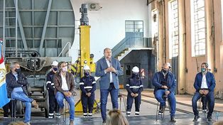 Perotti valoró la renovación del ferrocarril junto a Cafiero y Rossi en San Cristóbal