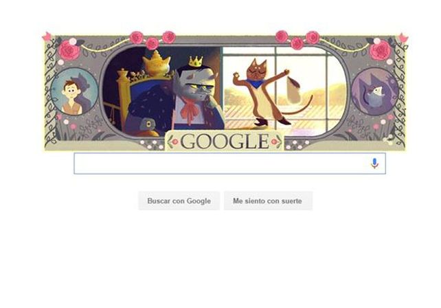 Google celebra el 388° aniversario del nacimiento de Charles Perrault
