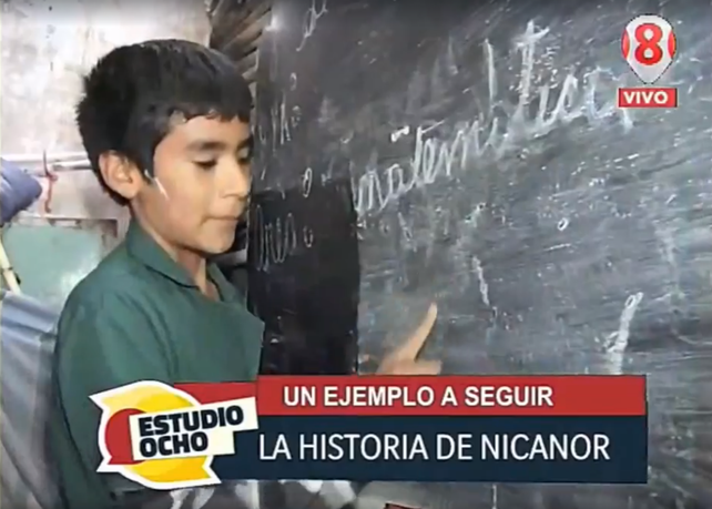 Un chico de 12 años fundó una escuela en el fondo de su casa