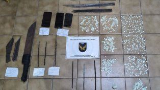 Requisa en la cárcel de Las Flores: secuestraron celulares, armas blancas y sustancias prohibidas