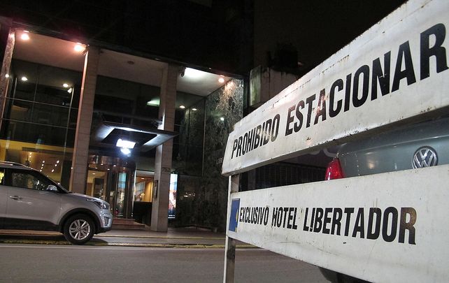 In fraganti. En el Hotel Libertador el fiscal ingresó a una habitación