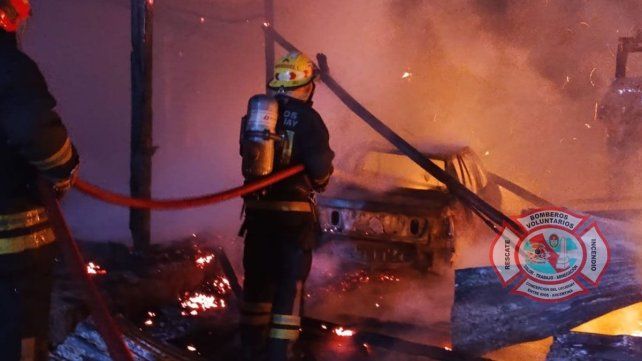 Un incendio consumió dos casas en Concepción del Uruguay.