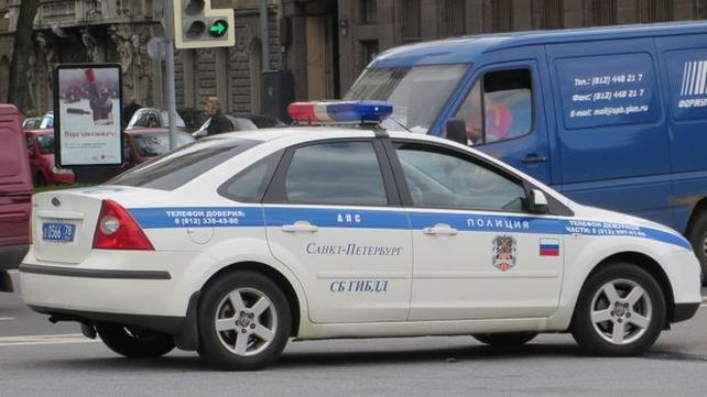 Efectivos de la policía rusa en el lugar del ataque.&nbsp;