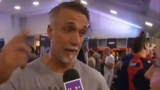 Batistuta se mostró emocionado por volver a Newells y agradeció la invitación de Maxi Rodríguez.
