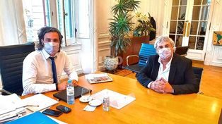 Romero se reunió con Santiago Cafiero