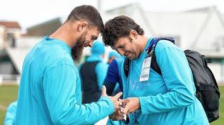 Marcos Kremer se prepara para otro día de práctica. El entrerriano será titular.