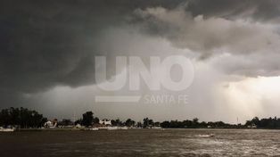 Renovaron el alerta meteorológico para la zona centro de Santa Fe