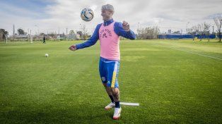 Veliz se lesionó el hombro y tuvo que salir ante Boca, pero quiere estar contra Talleres.