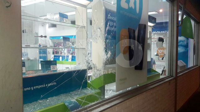 Se llevaron gran cantidad de celulares de un comercio del microcentro