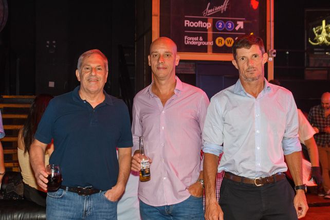 Pablo Abdala, Mariano Ferrero y Federico Valenziano