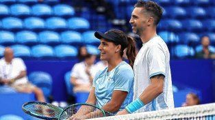 Guido Andreozzi y Lourdes Carlé protagonizaron el doble mixto argentino.