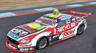 Los detalles en el casco y el auto de Mariano Werner para homenajear a Senna.