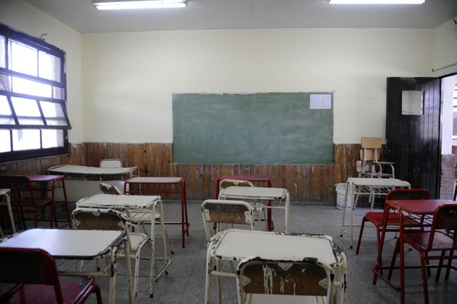 Aulas vacías. En Santa Fe