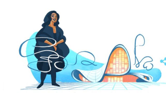 Google homenajea a la premiada arquitecta iraquí Zaha Hadid