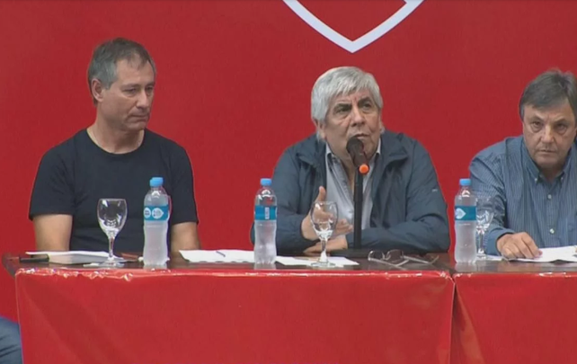 Hugo Moyano: No me voy a ir de Independiente ni aunque me corra el Gobierno