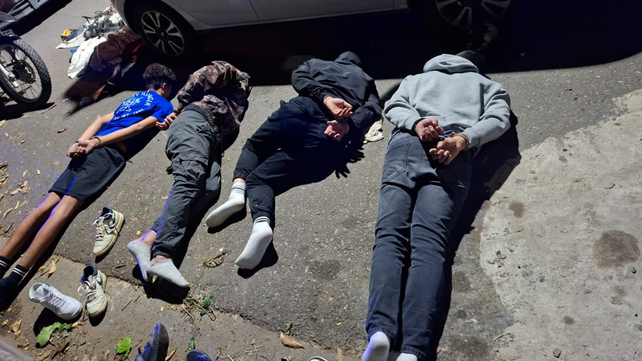 Cuatro detenidos tras robo y persecución en la zona oeste de Rosario&nbsp;