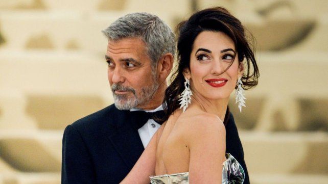 George Clooney y su esposa Amal Alamuddin