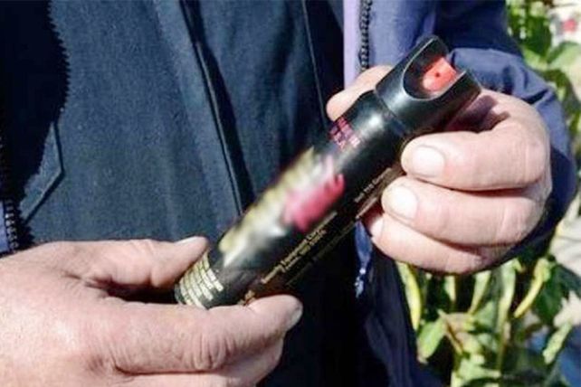 La venta de gas pimienta creció diez veces más que el año pasado