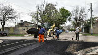 Los trabajos de pavimento definitivo ya comenzaron en los barrios Lomas de Alberdi, en zona norte, y Tiro Suizo, en zona sur.