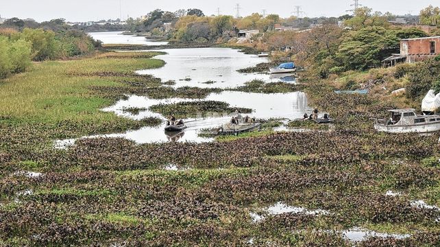 Avance actual: Las tareas se concentraron en el Riacho Santa Fe y la zona de la Vuelta del Paraguayo.