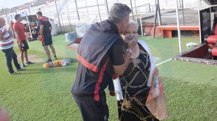 Mario Sciacqua le dedicó la victoria a Doña Paula