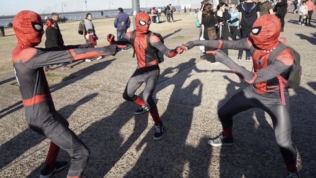 Los Hombres Araña fueron protagonistas de los días de fantasía de la convención Crack Bang Boom.&nbsp; 