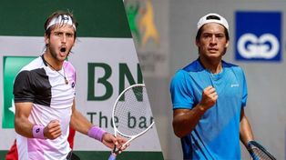 El platense Etcheverry y&nbsp; Báez, nacido en San Martín, buscarán un lugar en la final del torneo ATP 250 de Kitzbuhel.