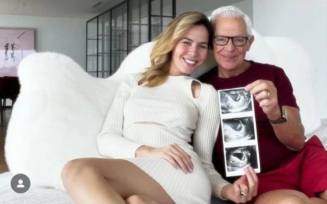 Uno de los seis empresarios más ricos de la Argentina fue padre con una modelo 44 años menor