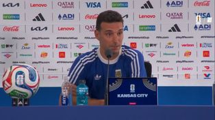 Lionel Scaloni se mostró muy tranquilo en la conferencia de prensa, antes del debut. Se viene Argentina y Argelia.