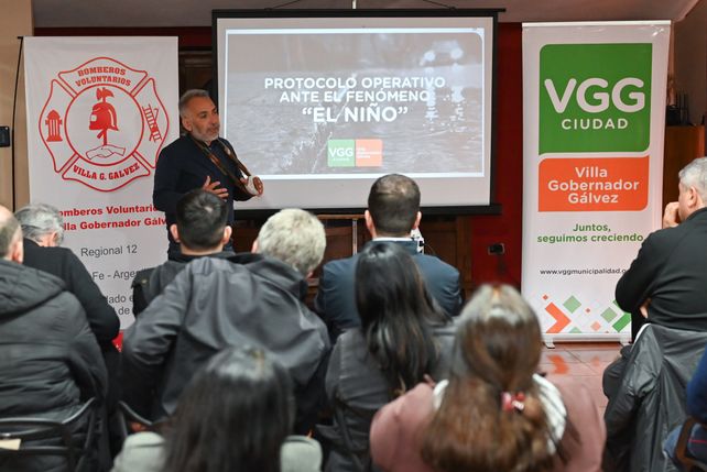 Fenómeno de El Niño: Villa Gobernador Gálvez presentó el protocolo operativo para actuar ante contingencias climáticas
