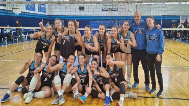 Echagüe ganó los cinco partidos de la Copa de Oro sin ceder ni un solo set.