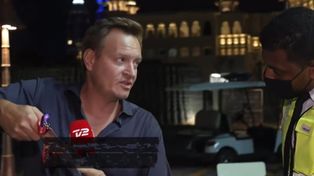La seguridad del Mundial interrumpió una emisión en directo de la televisión danesa